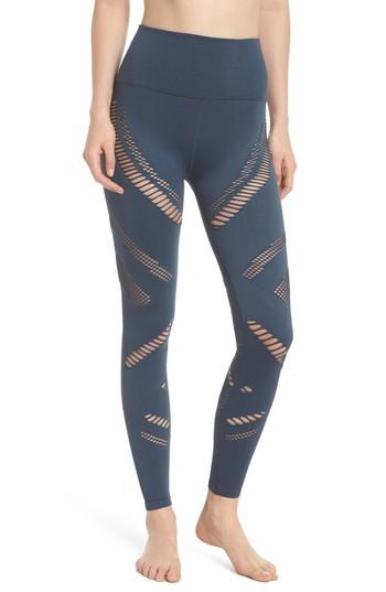 Women's Alo Radiance High Waist Seamless Leggings - Blue