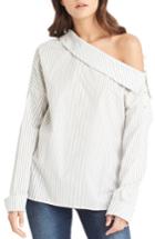 Women's Michael Stars One-shoulder Stripe Top