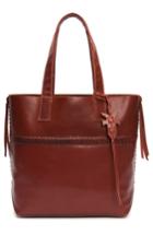 Frye Carson Whipstitch Calfskin Leather Tote - Red