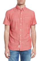 Men's Grayers Pearson Print Short Sleeve Sport Shirt - Red