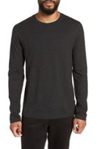 Men's Boss Tenison Long Sleeve Crewneck T-shirt - Grey