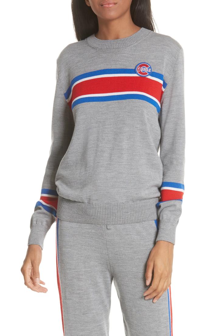 Women's Etre Cecile Stripe Knit Boyfriend Top