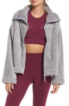 Women's Free People Dazed Fleece Jacket - Grey