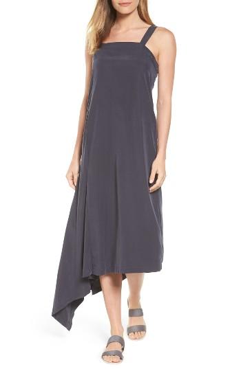 Women's Nic+zoe City Slicker Asymmetrical Midi Dress - Blue