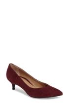 Women's Vionic Josie Kitten Heel Pump .5 M - Burgundy