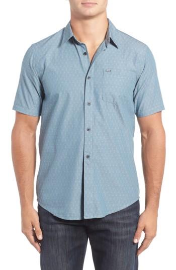 Men's Hurley Lenny Woven Shirt, Size - Grey