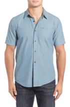 Men's Hurley Lenny Woven Shirt, Size - Grey