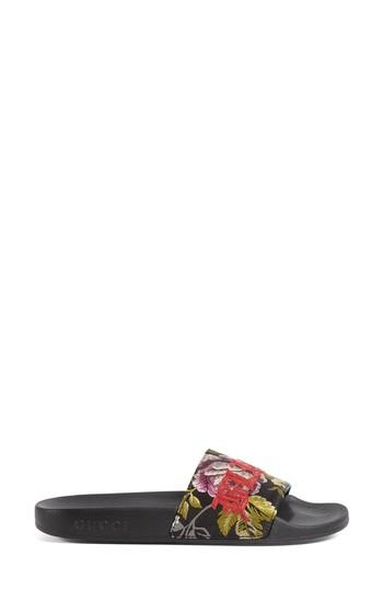 Women's Gucci Pursuit Blind For Love Slide Sandal