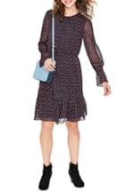 Women's Lela Rose Tie Front A-line Dress (similar To 14w-16w) - Black