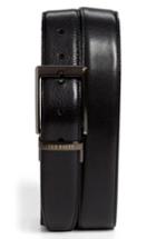 Men's Ted Baker London Stitched Reversible Belt - Black/ Brown