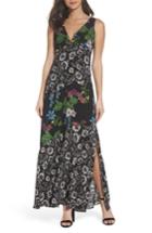 Women's Sam Edelman Floral Maxi Dress - Black