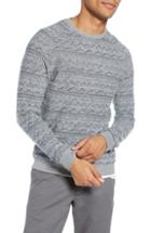 Men's 1901 Zigzag Patterned Sweatshirt - Grey