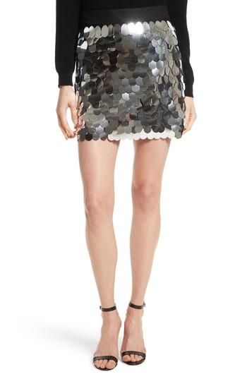 Women's Milly Paillette Sequin Miniskirt