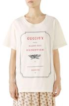 Women's Gucci Hypnotism Graphic Tee - Ivory