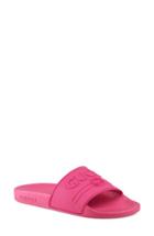 Women's Gucci Pursuit Logo Slide Sandal Us / 40eu - Pink