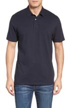 Men's Volcom 'wowzer' Slim Fit Jersey Polo, Size - Blue