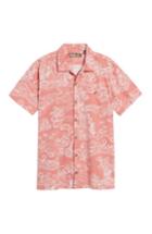 Men's Kahala Pele Classic Fit Print Camp Shirt - Pink