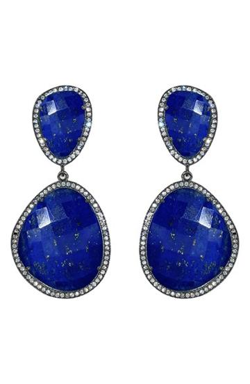 Women's Susan Hanover Semiprecious Stone Drop Earrings