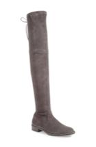 Women's Stuart Weitzman 'lowland' Over The Knee Boot .5 M - Beige