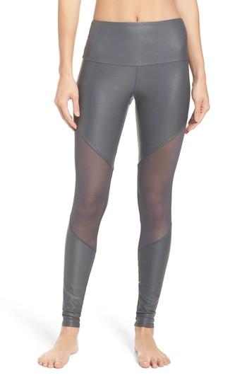 Women's Onzie Track High Rise Leggings, Size S/m - Grey