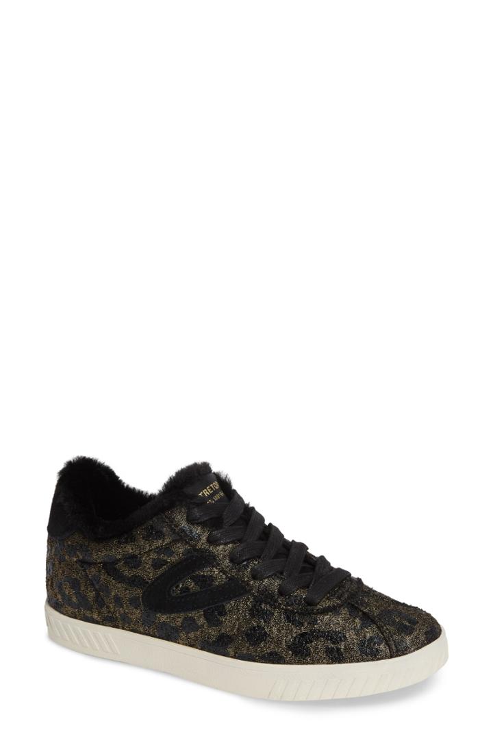 Women's Tretorn Callie 4 Metallic Sneaker .5 M - Black