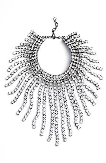 Women's Cristabelle Graduated Fringe Statement Necklace