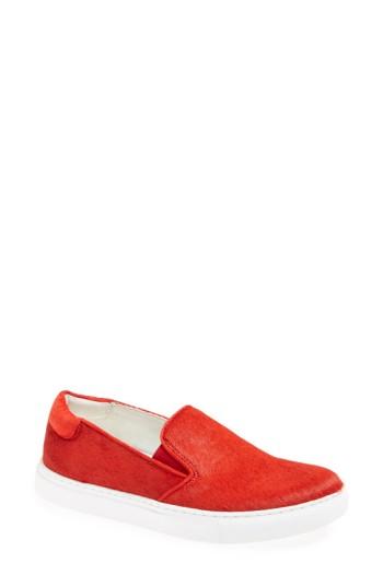Women's Kenneth Cole New York 'king' Leather Sneaker .5 M - Orange