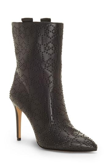 Women's Vince Camuto Korikanta Studded Pointy Toe Boot M - Black