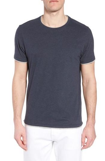 Men's Robert Barakett Halifax Crewneck T-shirt, Size - Blue