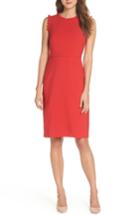 Women's J.crew Ruffle Trim Dress - Red