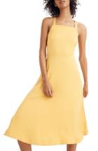 Women's Madewell Apron Crisscross Dress - Yellow