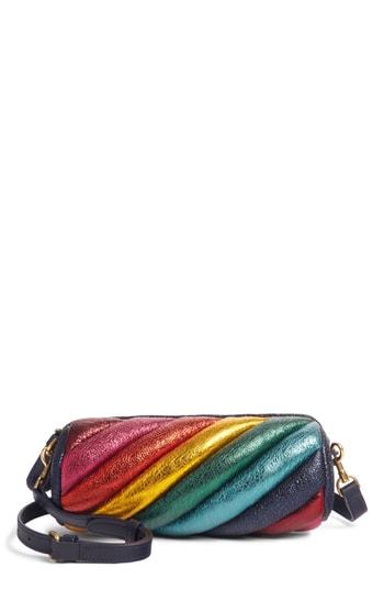 Anya Hindmarch Marshmallow Twist Metallic Leather Crossbody Bag - Black