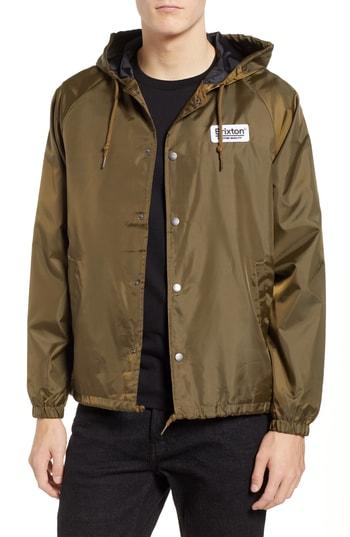 Men's Brixton Palmer Hooded Jacket - Green