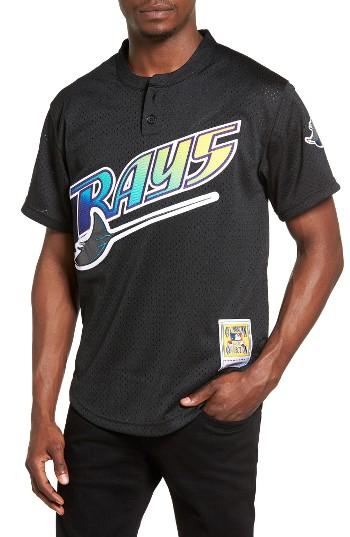 Men's Mitchell & Ness Tampa Bay Rays Wade Boggs Mesh Jersey