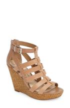 Women's Jessica Simpson Jeyne Wedge Sandal M - Brown