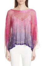 Women's Missoni Zigzag Cover-up Tunic, Size - Purple