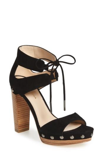 Women's Pelle Moda Pacific Platform Sandal .5 M - Black