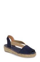 Women's Toni Pons Ella Espadrille Sandal -7.5us / 38eu - Blue
