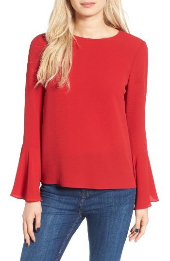 Women's Wayf Winning Hand Bell Sleeve Top - Red
