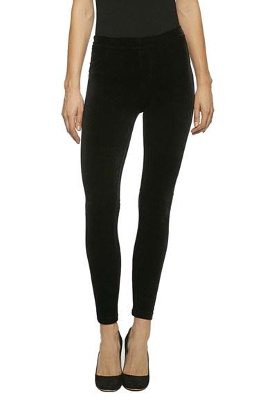 Women's Sanctuary Grease Velvet Leggings - Black