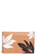 Chelsea28 Tropical Applique Chain Clutch -