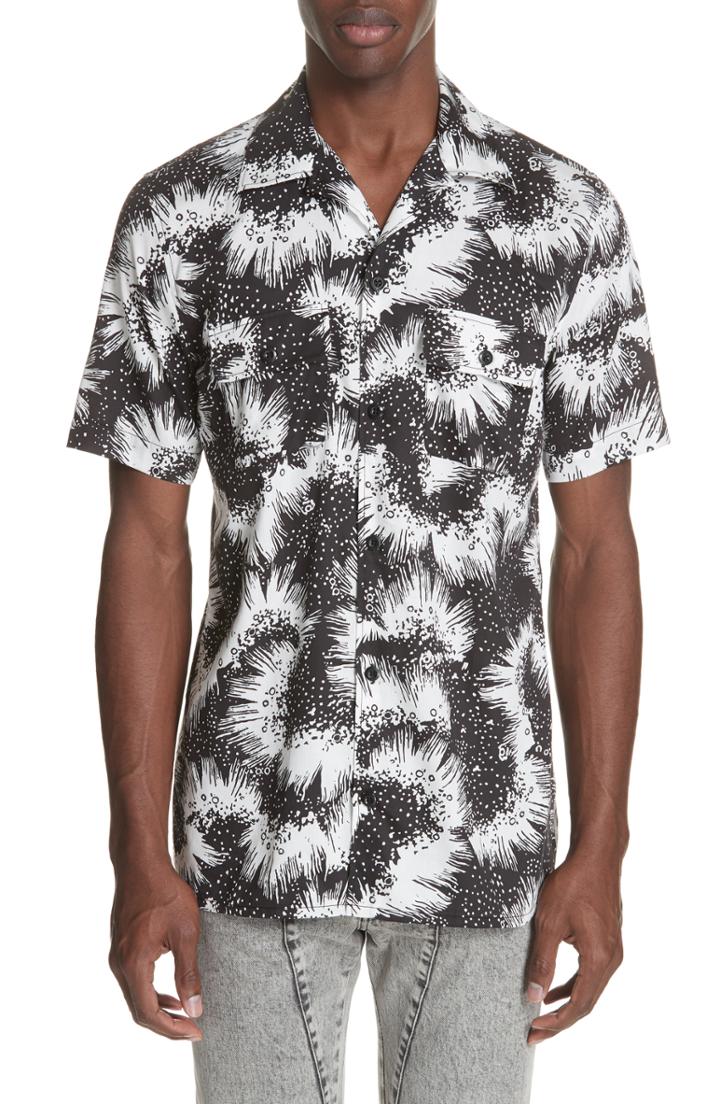 Men's Givenchy Print Camp Shirt