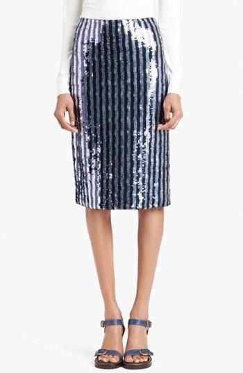 Marc Jacobs Sequin Pencil Skirt