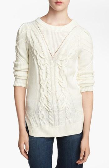 Tildon Cable Knit Sweater Ivory