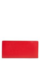 Nordstrom Leather Travel Document Holder With Removable Passport Case - Red