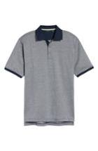Men's Bobby Jones Verde Jacquard Mercerized Cotton Polo, Size - Blue