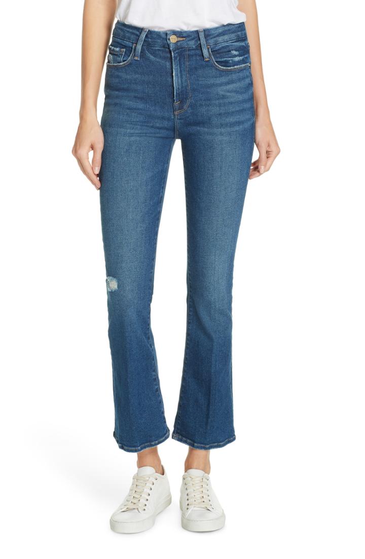 Women's Frame Le Crop Mini Bootcut Jeans