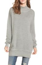 Women's Rvca What Now Cotton Sweater - Grey