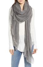 Women's Treasure & Bond Lightweight Cross Dyed Scarf, Size - Grey