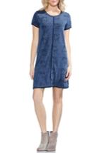 Women's Vince Camuto Melange Jersey T-shirt Dress - Blue